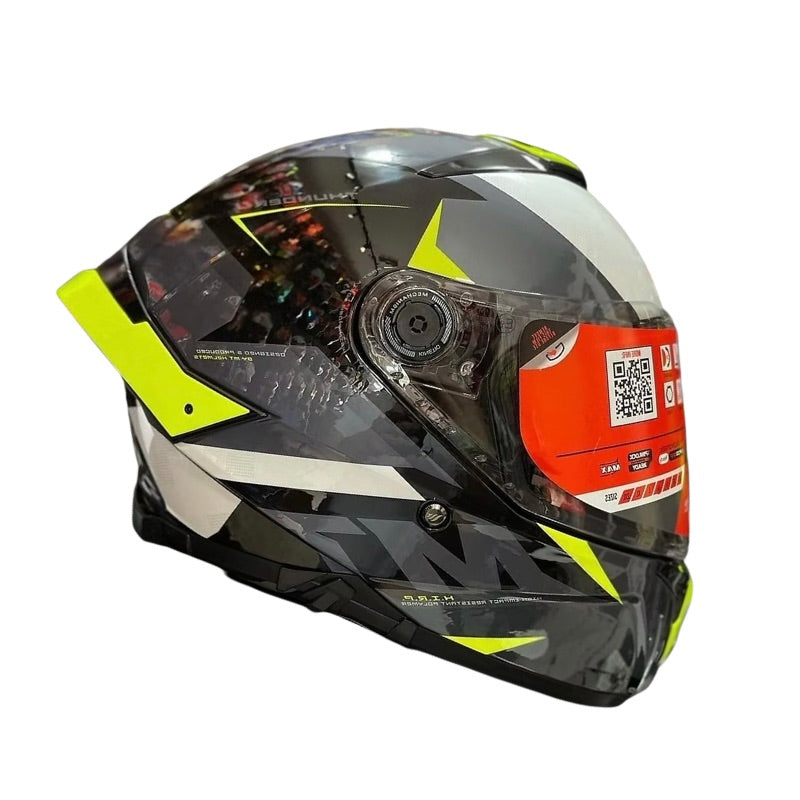 CASCO MT THUNDER 4 SV EXEO AMARILLO NEON