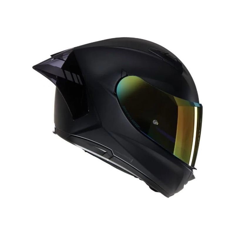 CASCO NOLAN N60-6 S IRIDO (334) MATE NEGRO