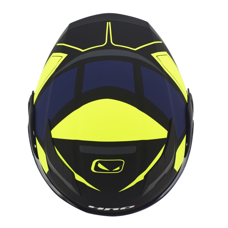 CASCO HRO HRO-3400DV BIONIC MATE NEGRO AMARILLO NEON