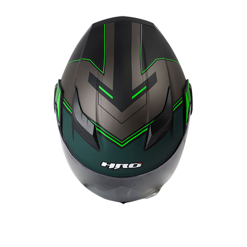 CASCO HRO HRO-3400DV AHEAD MATE NEGRO VERDE NEON