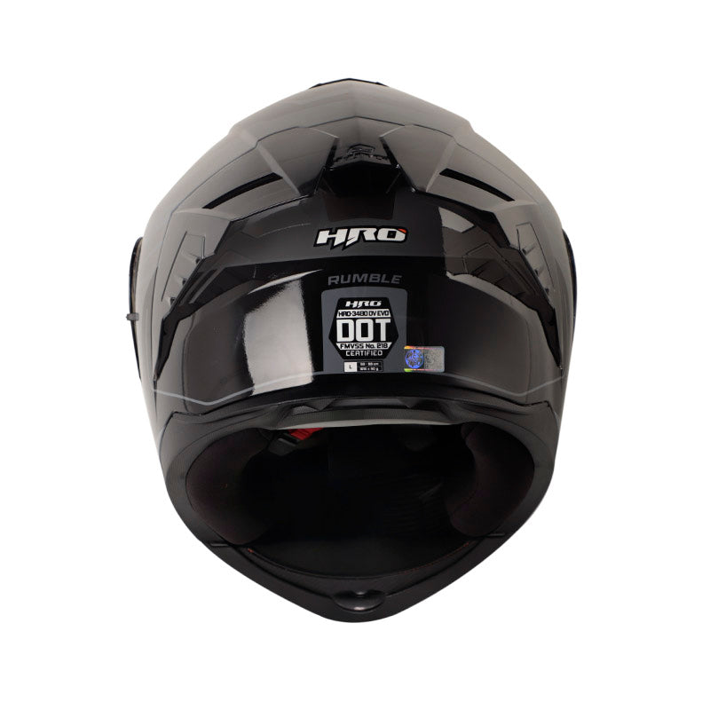 CASCO HRO HRO-3480DV EVO RUMBLE GRIS OSCURO GRIS IRIDIUM