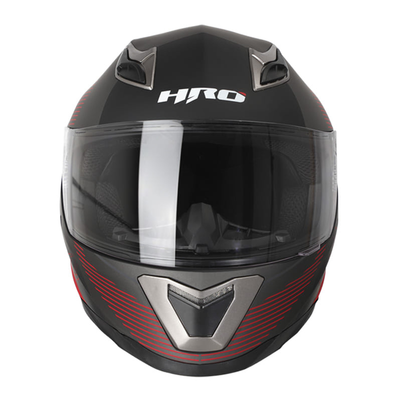 CASCO HRO HRO-508 UPLIFT MATE NEGRO ROJO