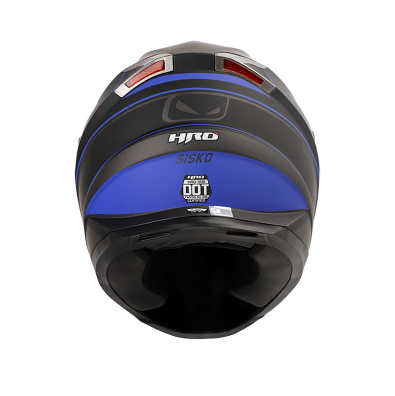 CASCO HRO HRO-508 SISKO MATE NEGRO AZUL