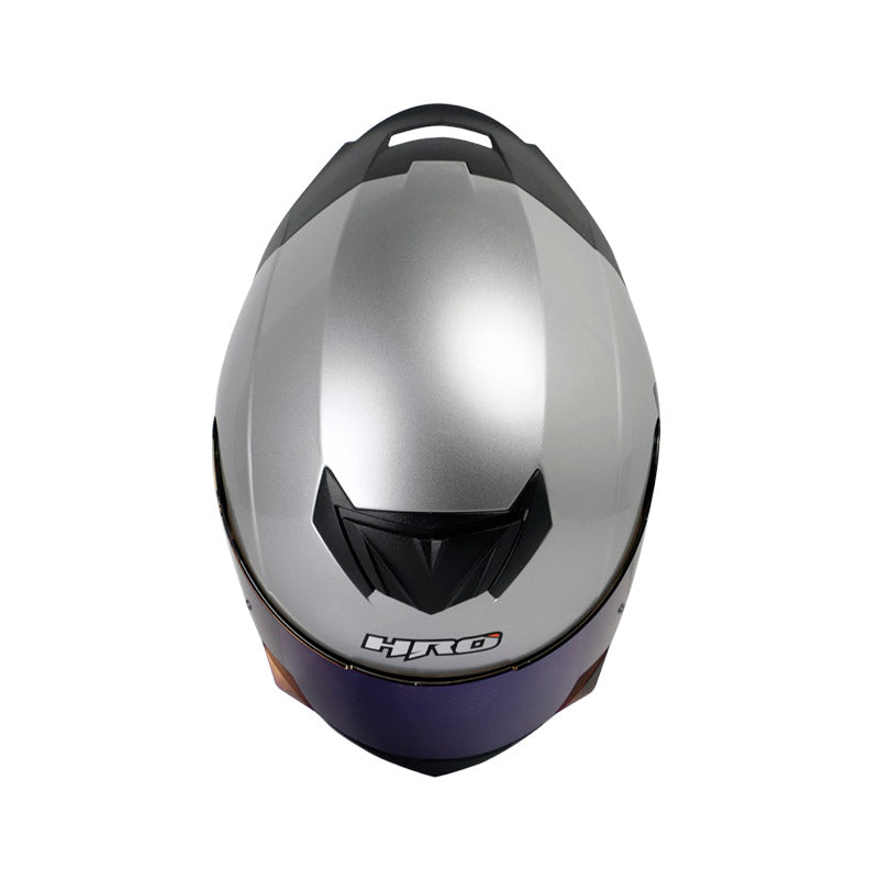 CASCO HRO HRO-511 SOLID GRIS NEGRO VISOR HUMO