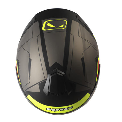 CASCO HRO HRO-516 JEYKO MATE NEGRO AMARILLO NEON