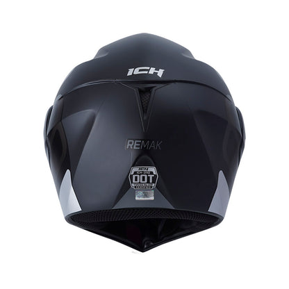 CASCO ICH ICH-3110DV REMAK MATE NEGRO GRIS VISOR HUMO