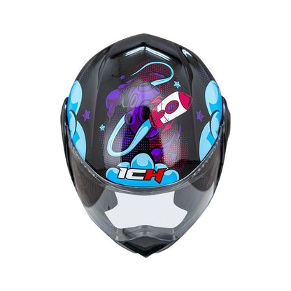 CASCO ICH ICH-3110S SPACE NEGRO FUCSIA NEON