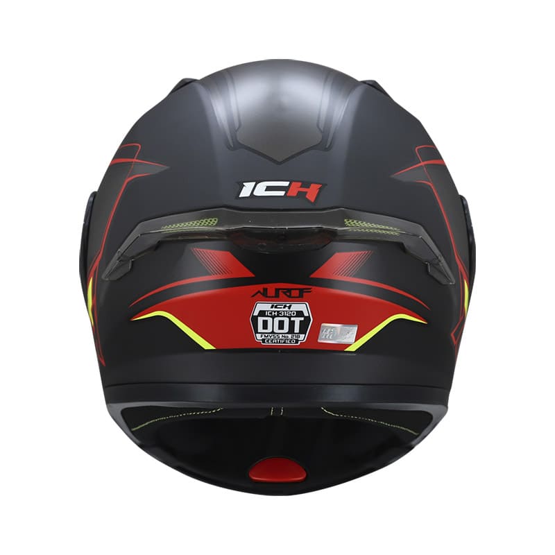 CASCO ICH ICH-3120DV NUROF MATE NEGRO ROJO