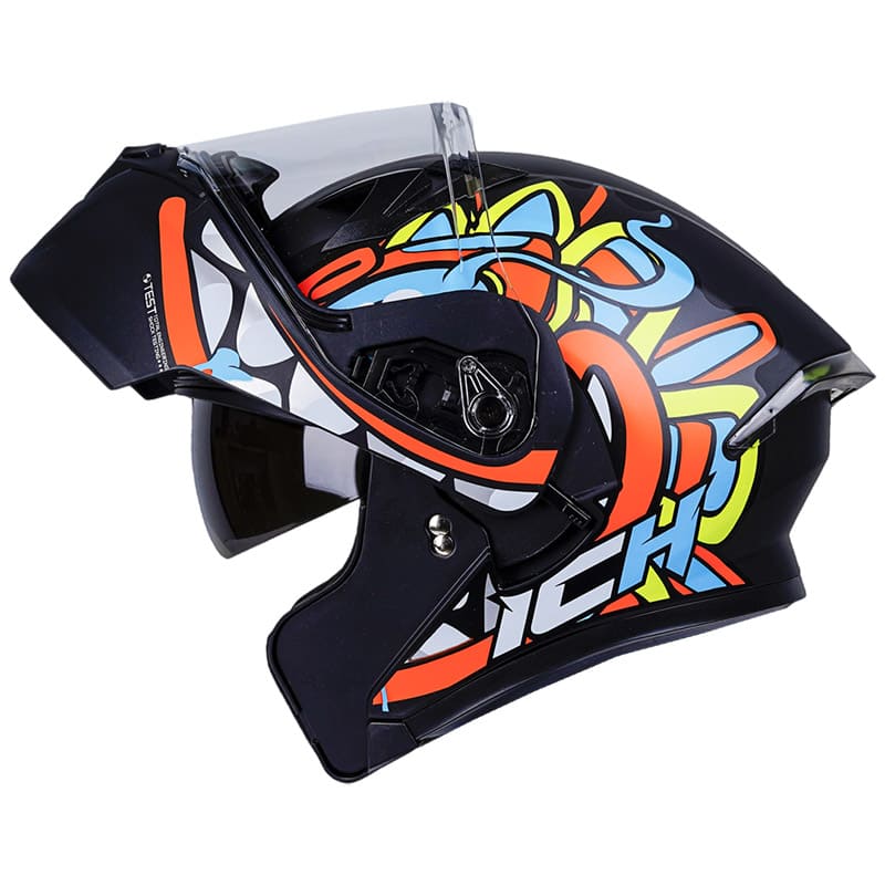 CASCO ICH ICH-3120DV OHAN MATE NEGRO NARANJA