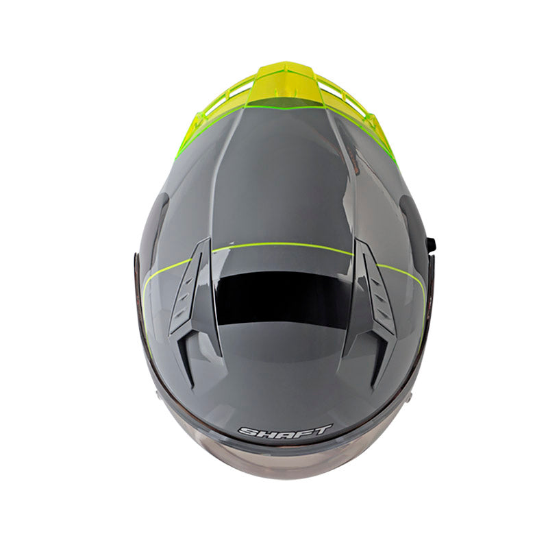 CASCO SHAFT SH-226SP FINE LINE GRIS AMARILLO VISOR IRIDIUM