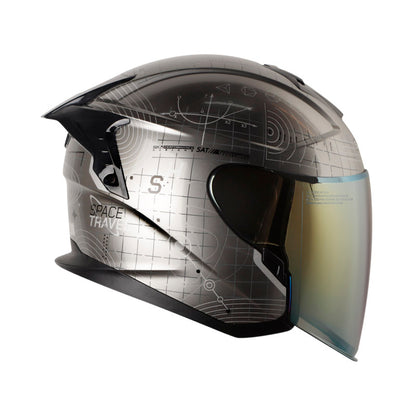 CASCO SHAFT SH-240DV PRO ARE WE ALONE CROMADO HUMO