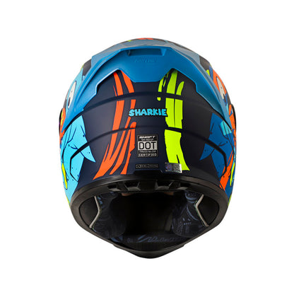 CASCO SHAFT SH-502 SHARKIE MATE AZUL OSCURO AZUL IRIDIUM