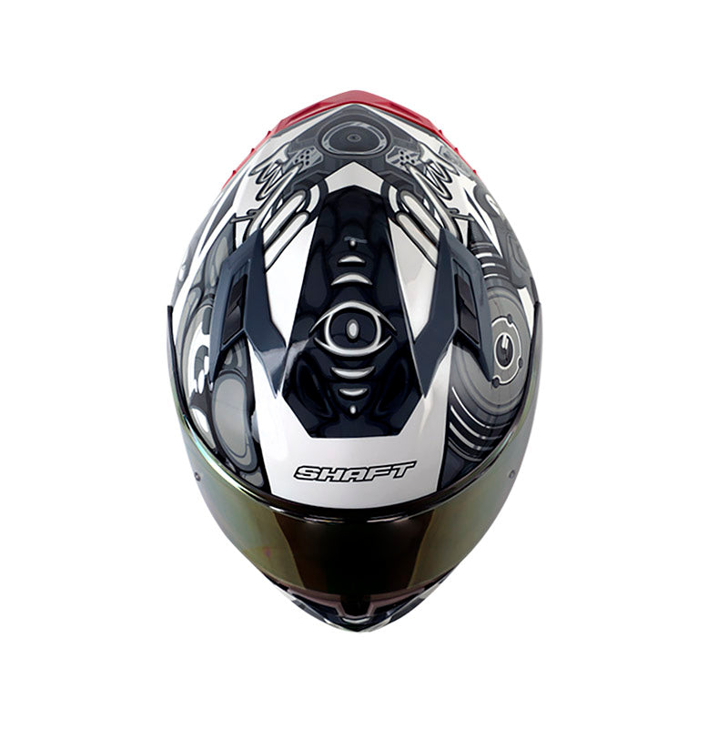 CASCO SHAFT SH-522SP COMIC MONSTER EVO BLANCO GRIS IRIDIUM