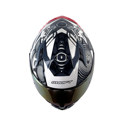 CASCO SHAFT SH-522SP COMIC MONSTER EVO BLANCO GRIS IRIDIUM