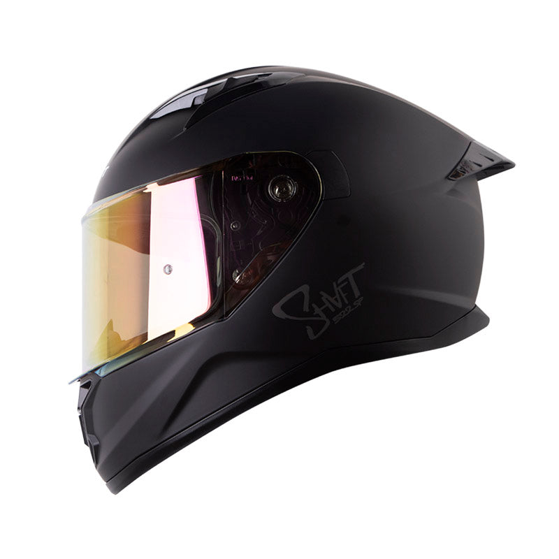 CASCO SHAFT SH-522SP SOLID MATE NEGRO NEGRO7 VISOR IRIDIUM