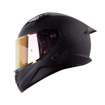CASCO SHAFT SH-522SP SOLID MATE NEGRO NEGRO7 VISOR IRIDIUM
