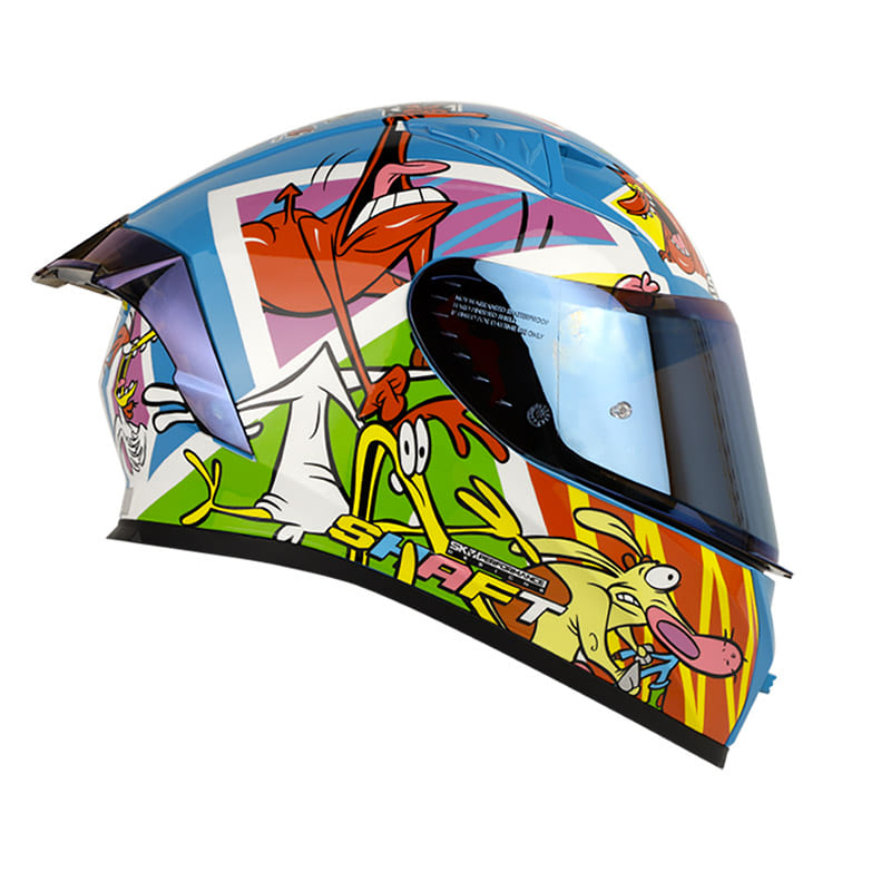 CASCO SHAFT SH-526SP EVO COW AND CHICKEN VISOR IRIDIUM