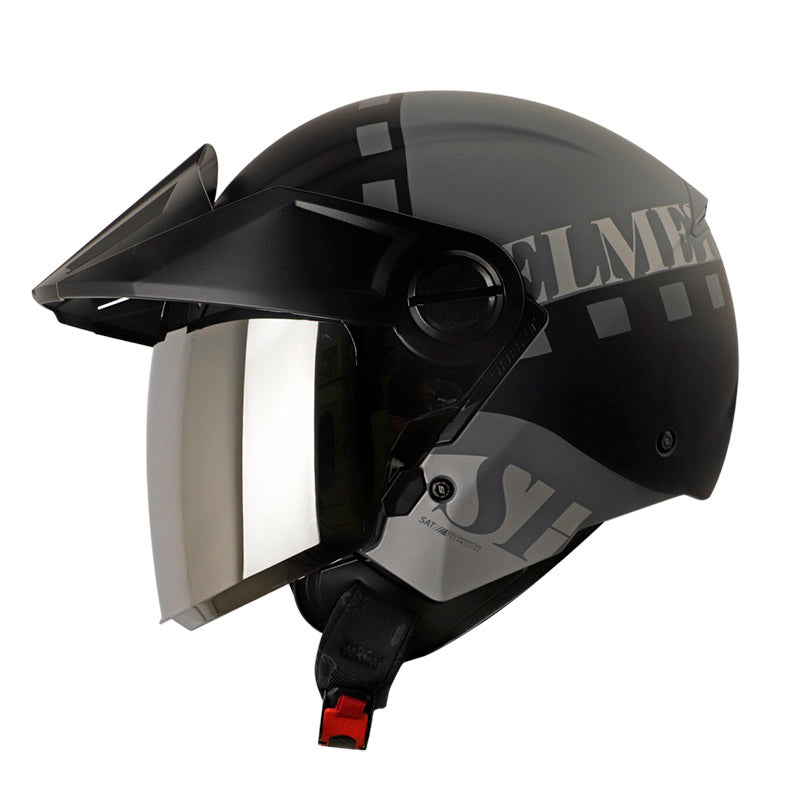 CASCO SHAFT SH-212 DITTO MATE GRIS OSCURO NEGRO IRIDIUM
