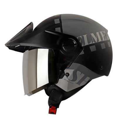 CASCO SHAFT SH-212 DITTO MATE GRIS OSCURO NEGRO IRIDIUM