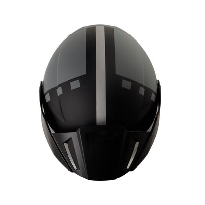 CASCO SHAFT SH-212 DITTO MATE GRIS OSCURO NEGRO IRIDIUM