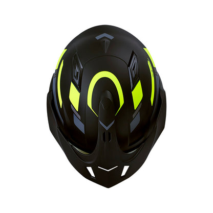 CASCO SHAFT SH-227 TRIAL VIC.DUAL MATE NEGRO AMARILLO NEON