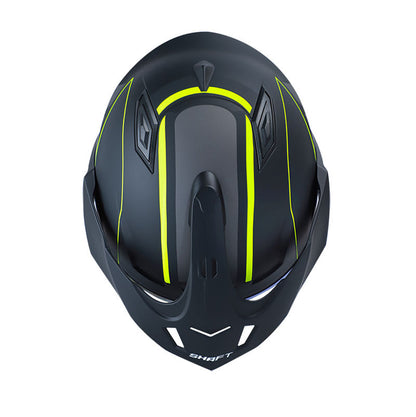 CASCO SHAFT SH-227 SHOCK MATE NEGRO AMARILLO NEON