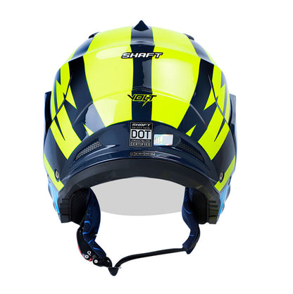 CASCO SHAFT SH-227 VOLT AZUL NAVY AMARILLO NEON
