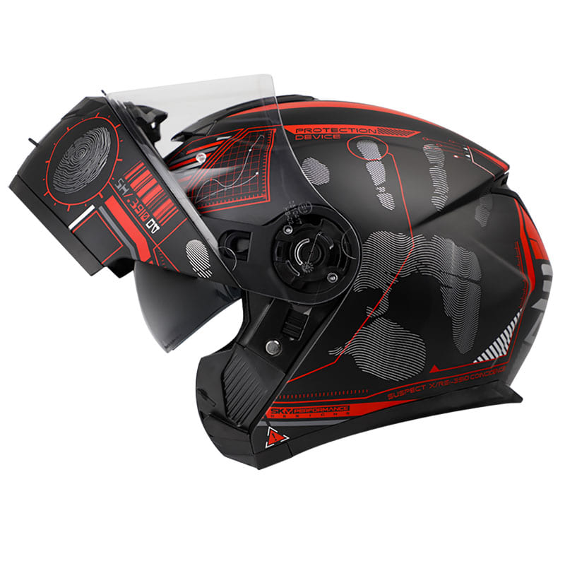 CASCO SHAFT SH-3910DV SUSPECT MATE NEGRO ROJO