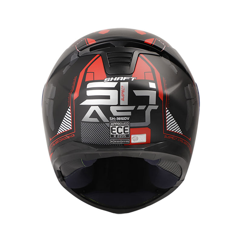 CASCO SHAFT SH-3910DV SUSPECT MATE NEGRO ROJO