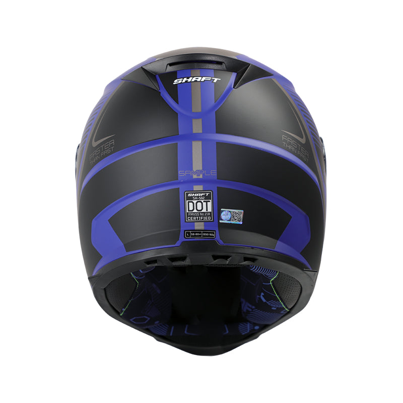 CASCO SHAFT SH-502 SAMPLE MATE AZUL NEGRO