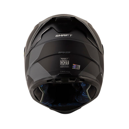 CASCO SHAFT SH-502SP SPIKES MATE GRIS OSCURO NEGRO IRIDIUM