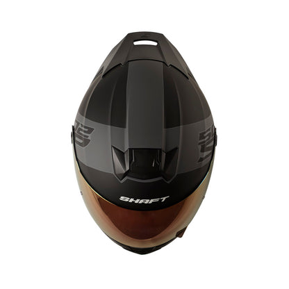 CASCO SHAFT SH-502SP SPIKES MATE GRIS OSCURO NEGRO IRIDIUM