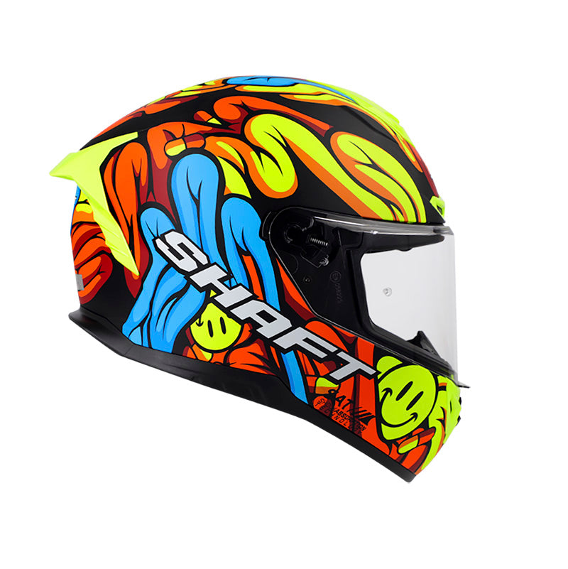 CASCO SHAFT SH-542GT INSIDE MATE NEGRO AMARILLO NEON