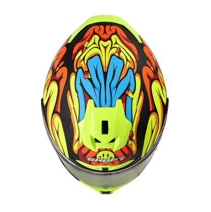 CASCO SHAFT SH-542GT INSIDE MATE NEGRO AMARILLO NEON