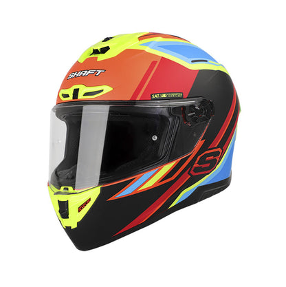 CASCO SHAFT SH-542GT POKAT MATE NARANJA NEON AMARILLO NEON