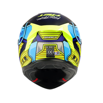 CASCO SHAFT SH-542GT SNEAKERHEA MATE NEGRO AMARILLO NEON