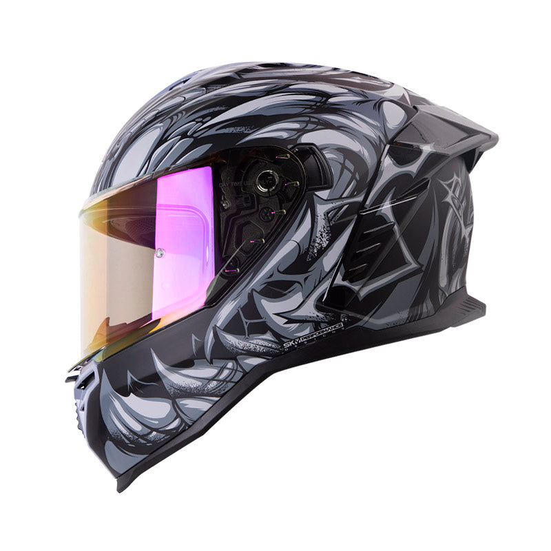 CASCO SHAFT SH-598GTR LEVIATAN MATE NEGRO GRIS IRIDIUM