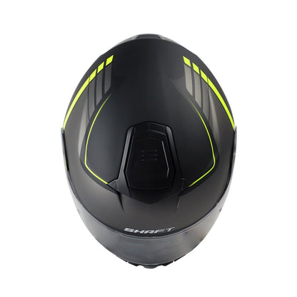 CASCO SHAFT SH-3910DV FORZA MATE NEGRO AMARILLO NEON