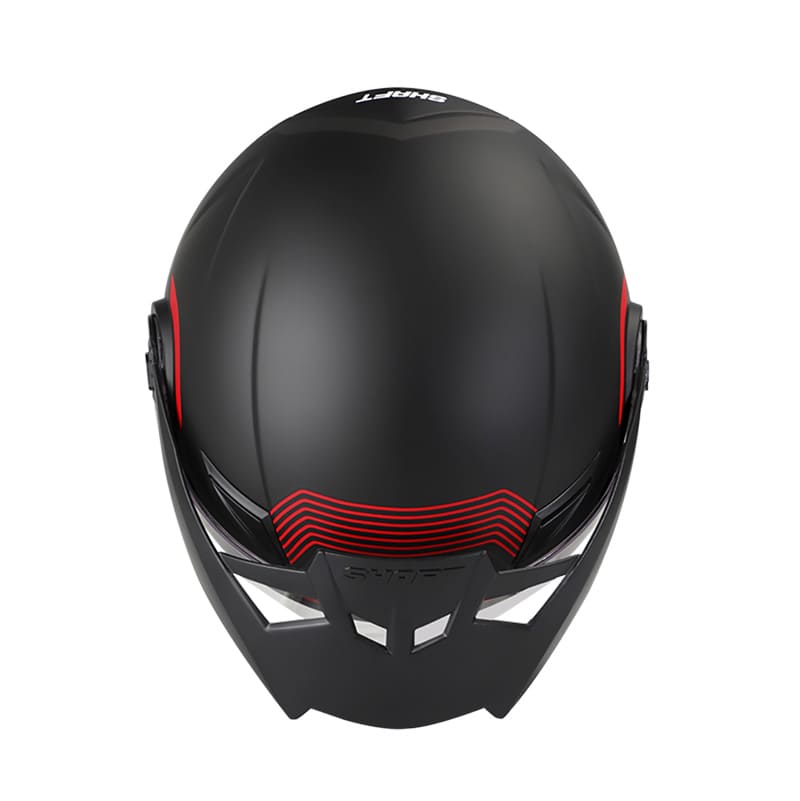 CASCO SHAFT SH-211 TONKA MATE NEGRO ROJO