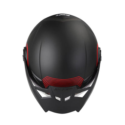 CASCO SHAFT SH-211 TONKA MATE NEGRO ROJO