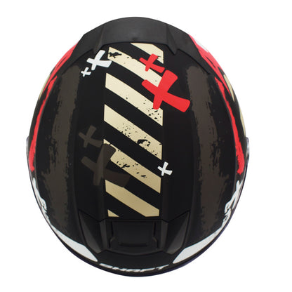 CASCO SHAFT SH-502 FLOW MATE NEGRO ROJO