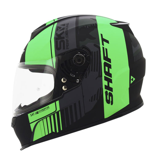 CASCO SHAFT SH-502 ANGLE MATE NEGRO VERDE NEON