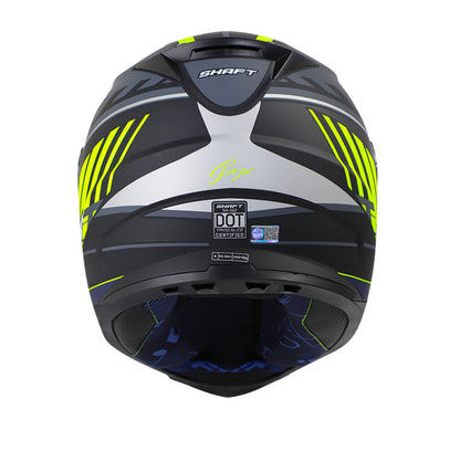 CASCO SHAFT SH-502 GAZE MATE NEGRO AMARILLO NEON