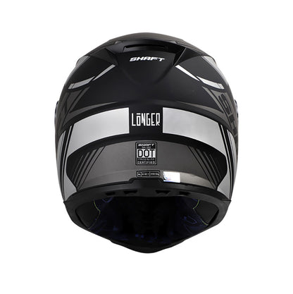 CASCO SHAFT SH-502 LONGER MATE NEGRO PLATA