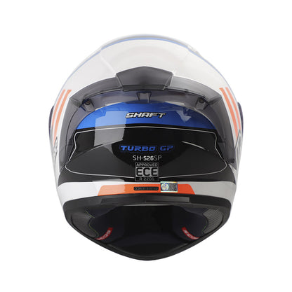 CASCO SHAFT SH-526SP TURBO BLANCO AZUL