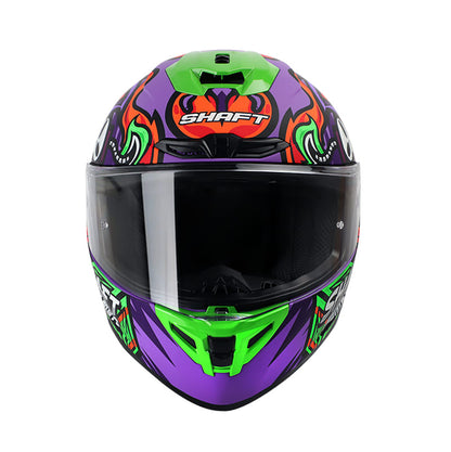 CASCO SHAFT SH-542GT LOKUS MATE MORADO VERDE NEON
