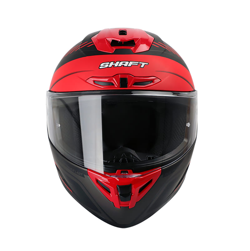 CASCO SHAFT SH-542GT XIOMAZ MATE NEGRO ROJO