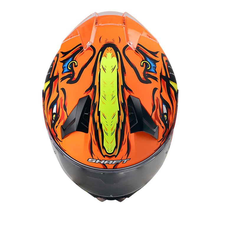 CASCO SHAFT SH-560 PORKY MATE NARANJA NEON GRIS