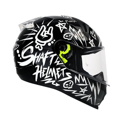 CASCO SHAFT SH-560 HARD NEGRO BLANCO