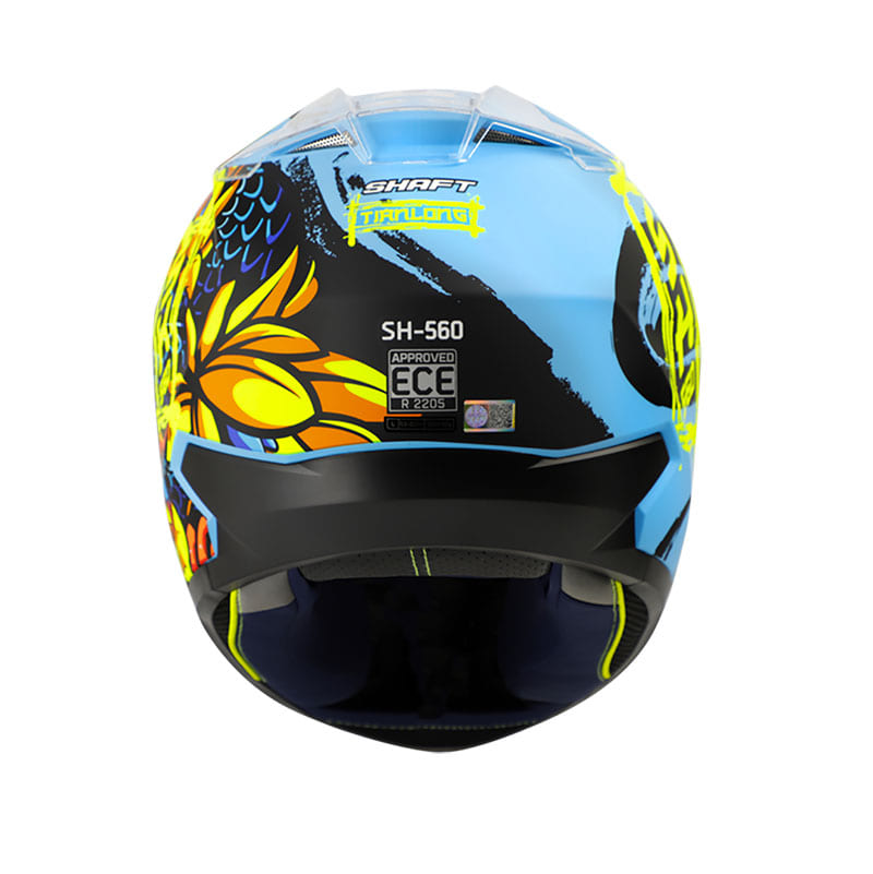 CASCO SHAFT SH-560 TIANLONG MATE AZUL AMARILLO NEON